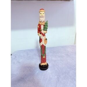 Vintage Windsor Collection Pencil Traveling Santa Christmas Figurine‎ 11.5"